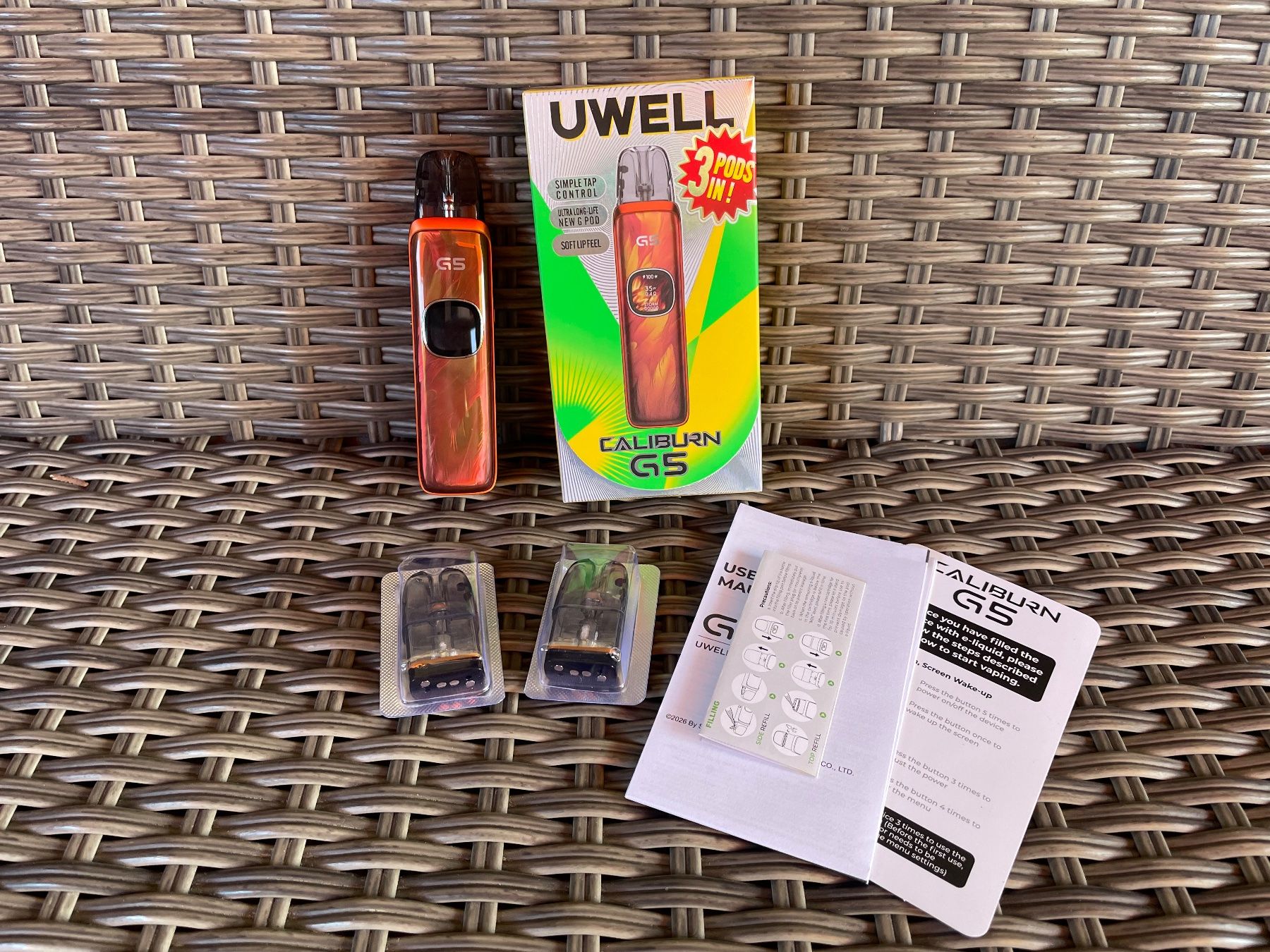 Uwell Altri Prodotti per fumatori: UWELL CALIBURN G5 - POD SYSTEM – Nuovo (secondo la descrizione) da Egg b. Zürich venduto da underworld 8
