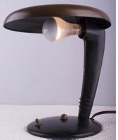 Art Deco Cobra Machine Age Lamp by Faries 1947