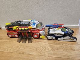 Dickie Toys Einsatzfahrzeug Set Polizei Feuerwehr