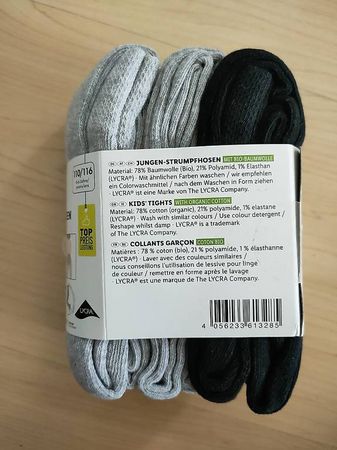 3 Paar Jungen Strumpfhosen Gr 110/116 NEU!
