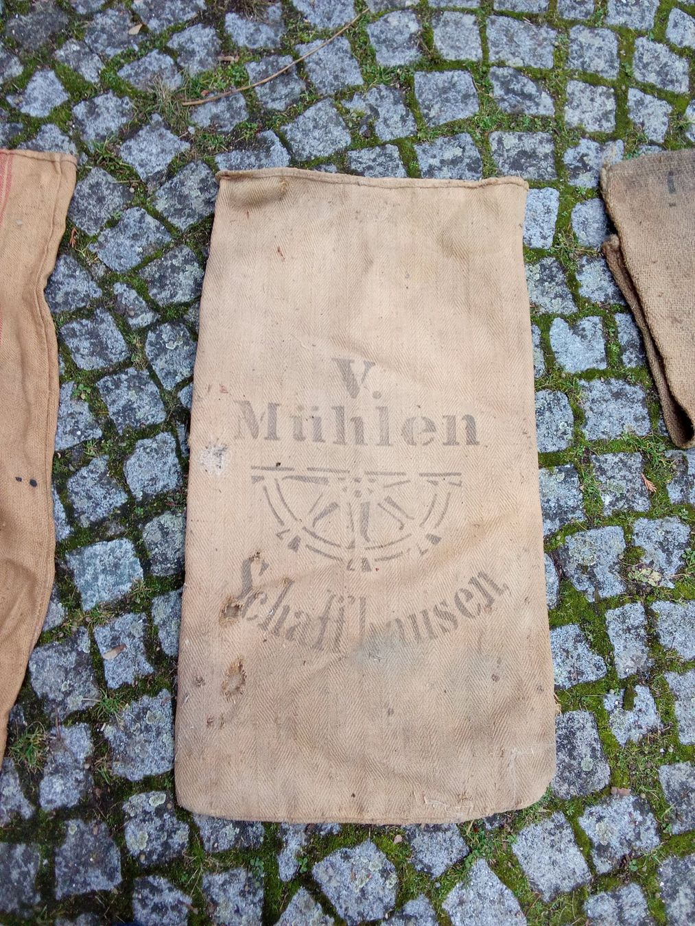 Stoffe: Jutesack antik Mühlen Schaffhausen – Gebraucht aus Siblingen von Jayuah