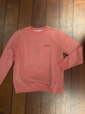 Sweatshirt Lamarel rosa Rundhalsausschnitt guter Zustand