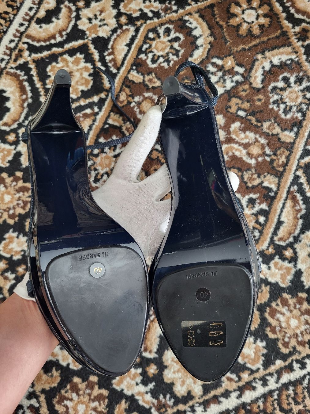 Jil Sander Scarpe da donna: Jil Sander Damen-Plateausandalen mit Absatz – Nuovo (secondo la descrizione) da Zweisimmen venduto da Adorable 2