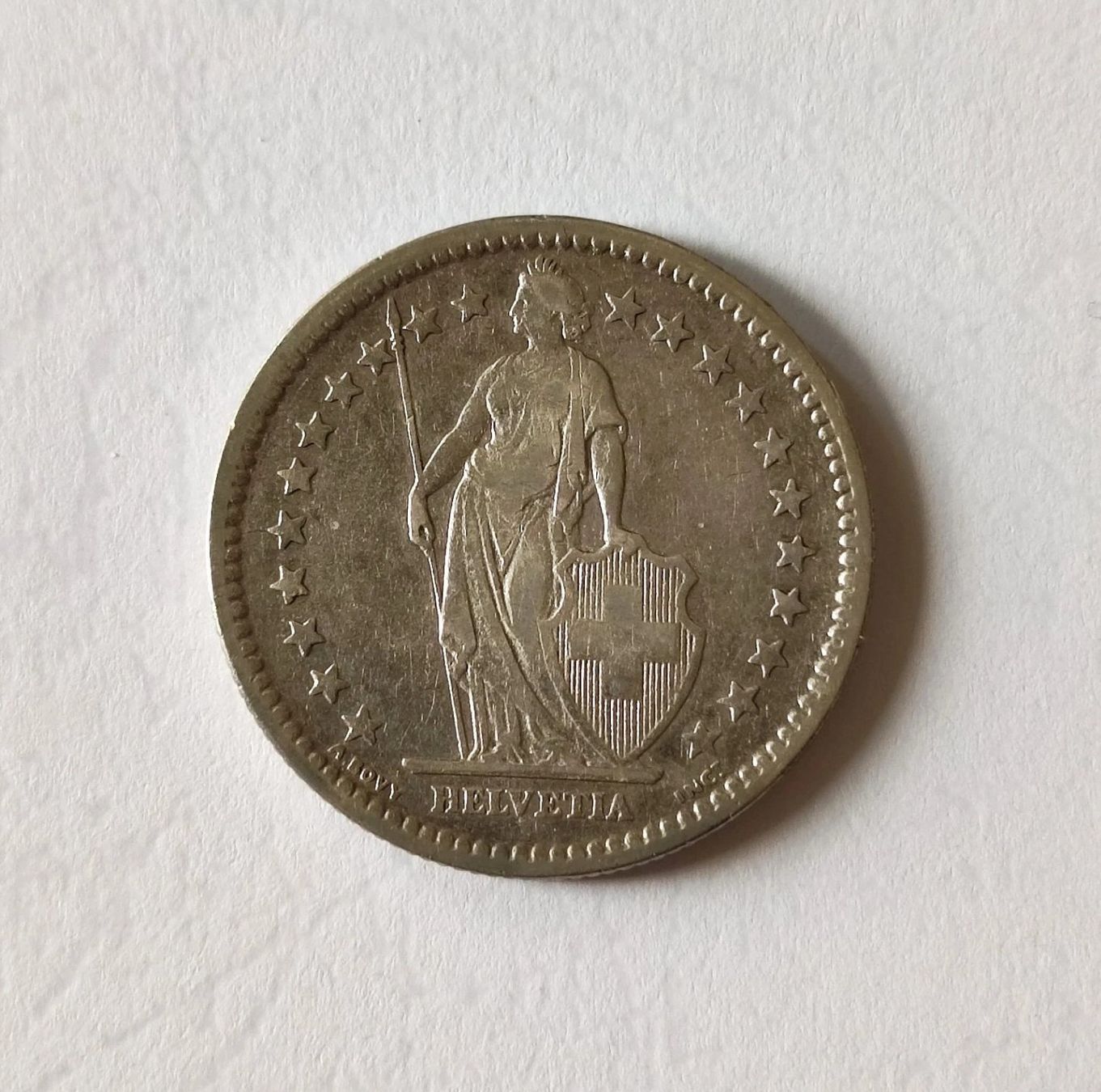 Tutti le monete: 1874 2 Franken ss+ – Usato da Kirchberg SG venduto da Helveticus00 1