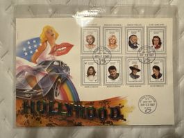 Hollywood Briefmarken-Sammlung, Stars, First Day 1987