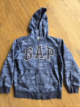 GAP Kinder-Sweatjacke mit Kapuze, Gr. 140