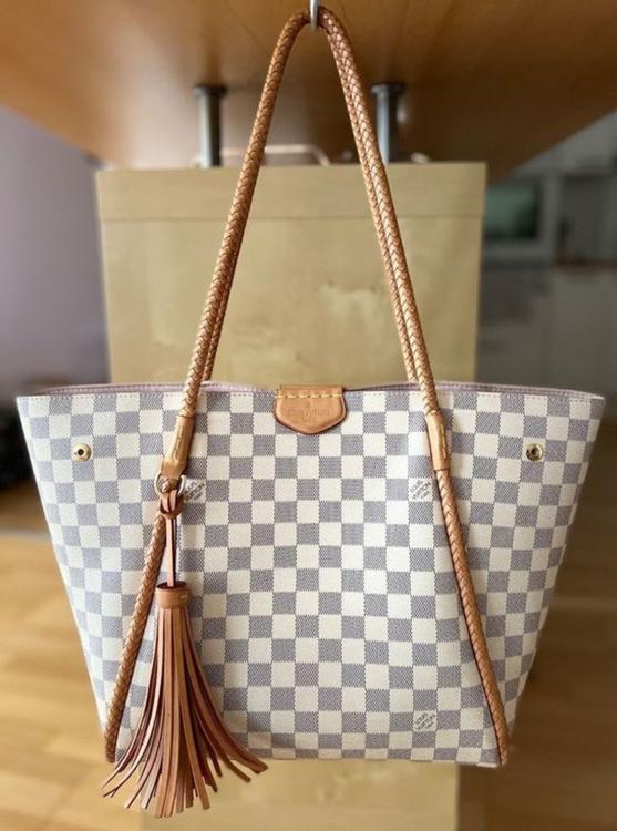 Louis Vuitton, Bags, Louis Vuitton Damier Azur Propriano Rose Ballerine