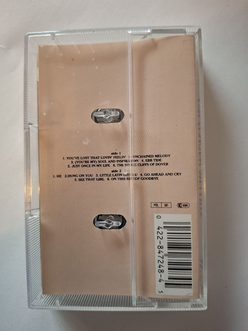 Cassettes audio: The righteous brothers  K7 Mint unchained melody – D'occasion à Crémines par Carambaaa 1