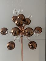 Design Stehlampe Kupfer Kugeln, Retro-Stil, Winter-Deko 48 Z