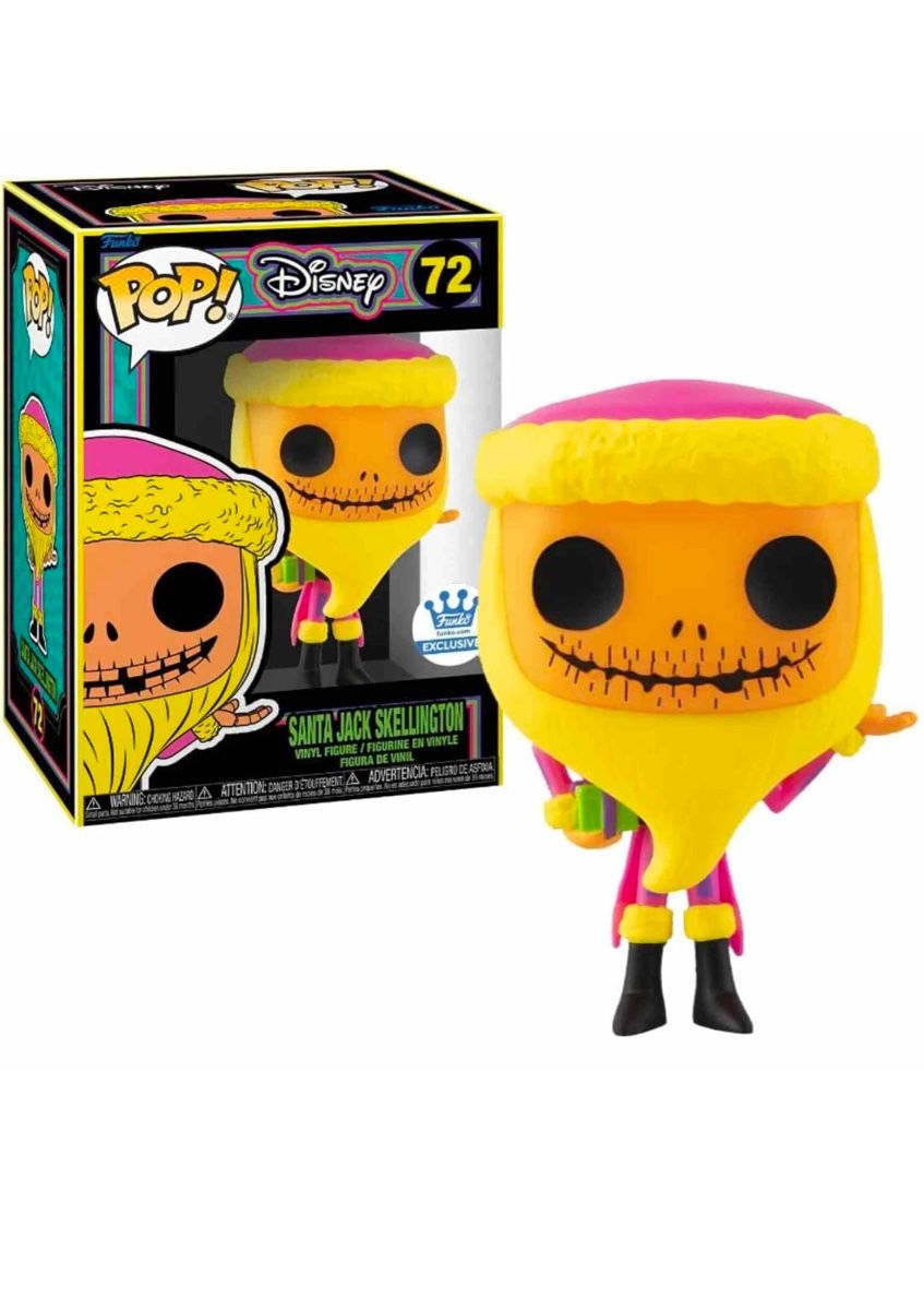 Funko Statuette: Funko Santa Jack Skellington Blacklight Exclusive #72  – Nuovo (secondo la descrizione) da Murten venduto da Ski-Outlet