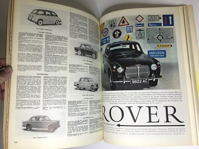 Zeitschriften & Magazine: Automobil Revue 1961 – Gebraucht aus Zürich von gigimai67 3