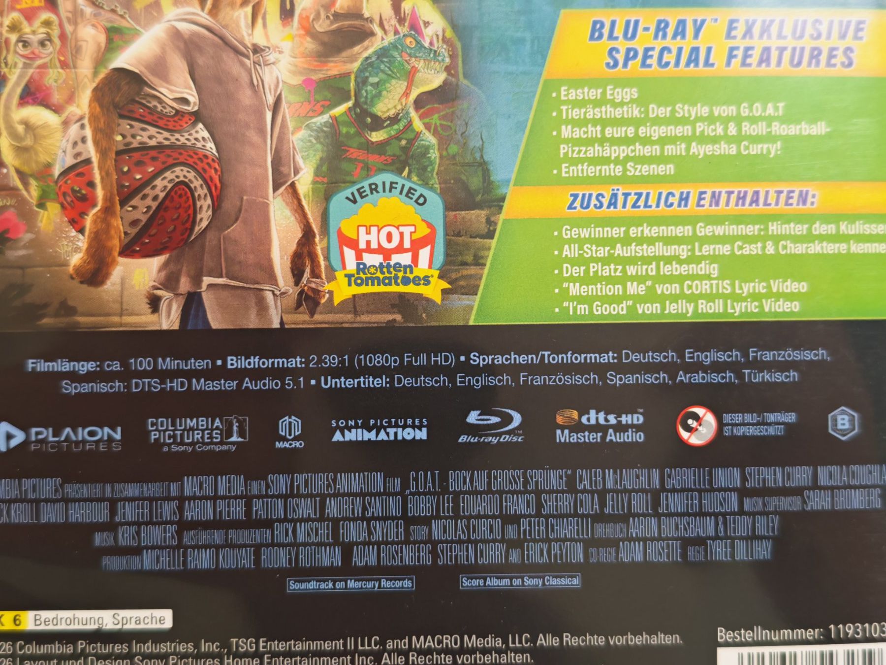 Tutti i DVDs: G.O.A.T. - Bock auf grosse Sprünge – Usato da Liestal venduto da Kratzilla 3