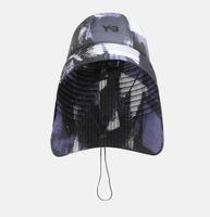 Y-3 Bucket Hat, Black/Purple - One Size!