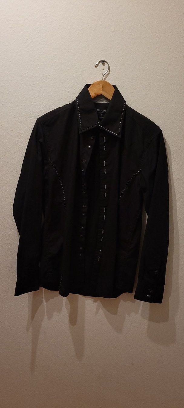 Camicie: Smog Hemd Schwarz Grösse M Slim Fit – Usato da Adlikon b.Regensdf venduto da ChriZ86