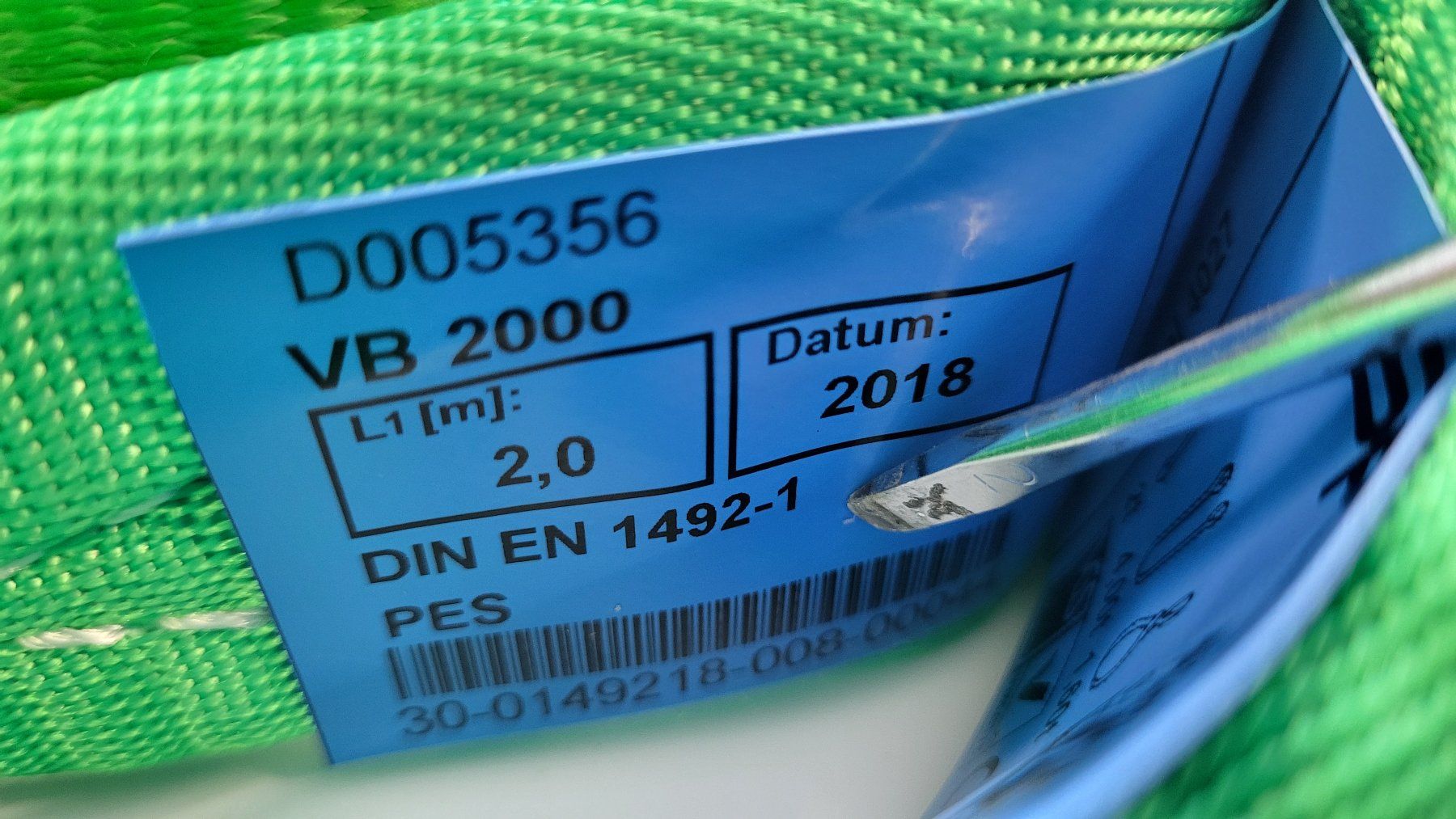 Tutti gli attrezzi: Webtex Hebeband Spanset  Neu 1x 2Meter 1x 4Meter – Nuovo e nell'imballaggio originale da Rapperswil SG venduto da AndiRap 3