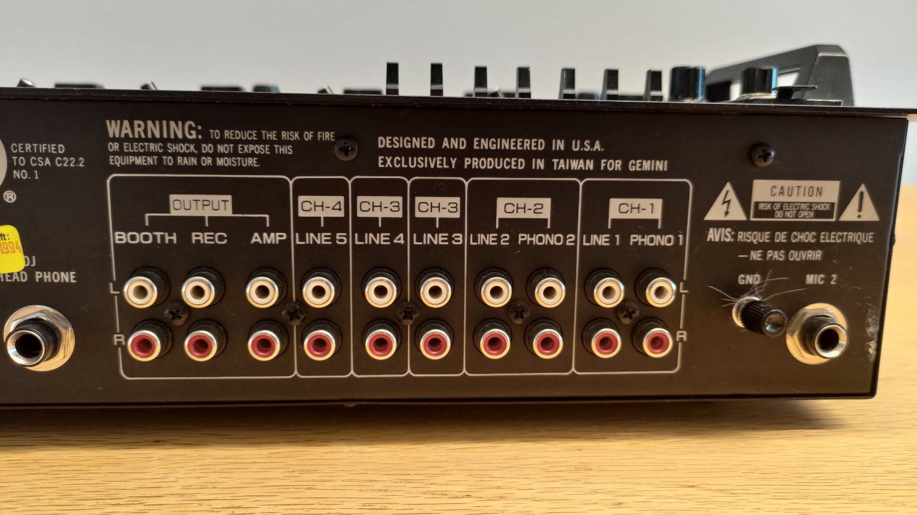 Platines de mixage: Vintage Mischpult  GEMINI PMX-3500 – D'occasion à Basel par langga9 3