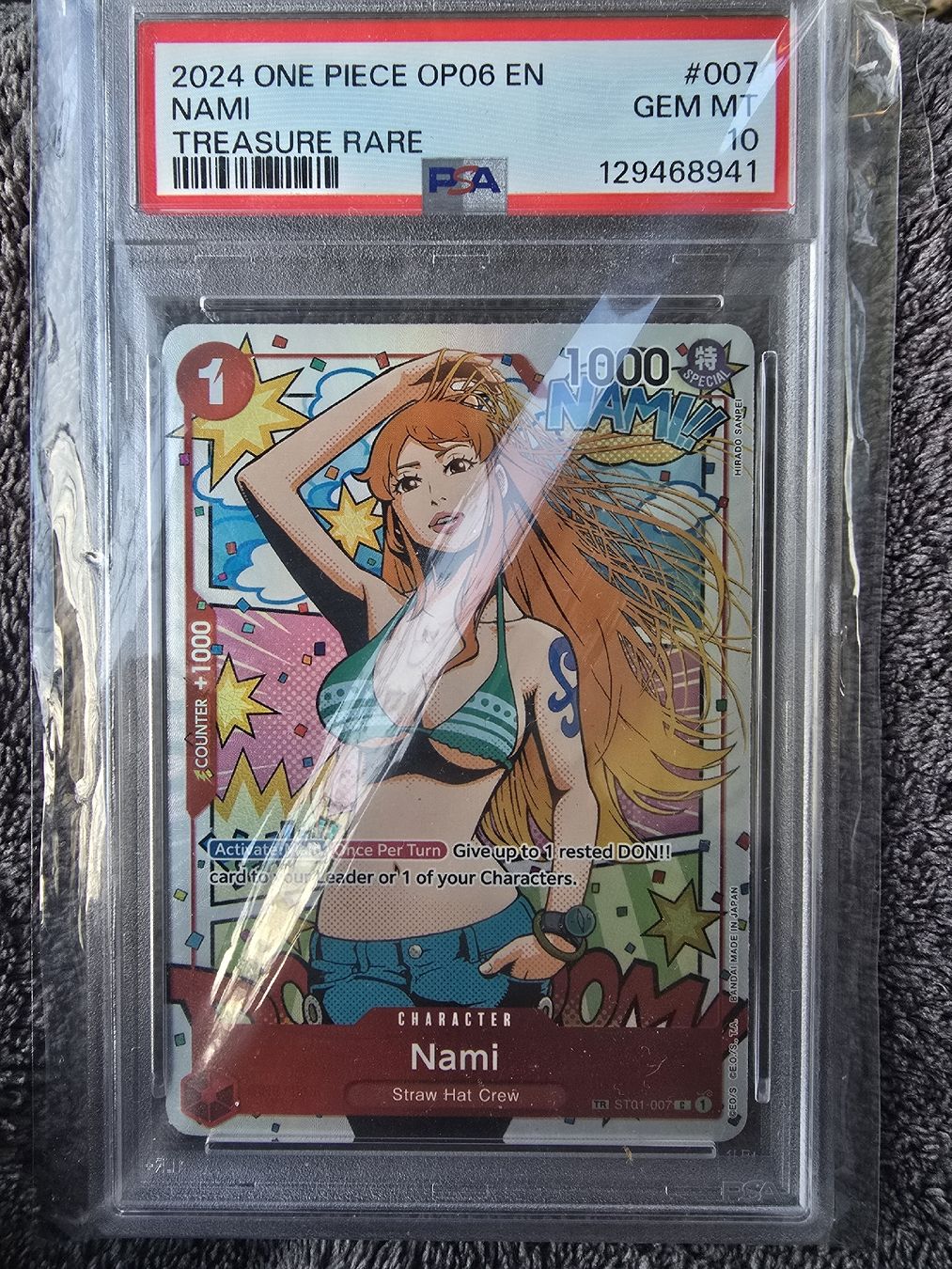 Bandai Carte collezionabili: Nami|Treasure Rare OP06|PSA10 – Nuovo e nell'imballaggio originale da Basel venduto da Carmen_16