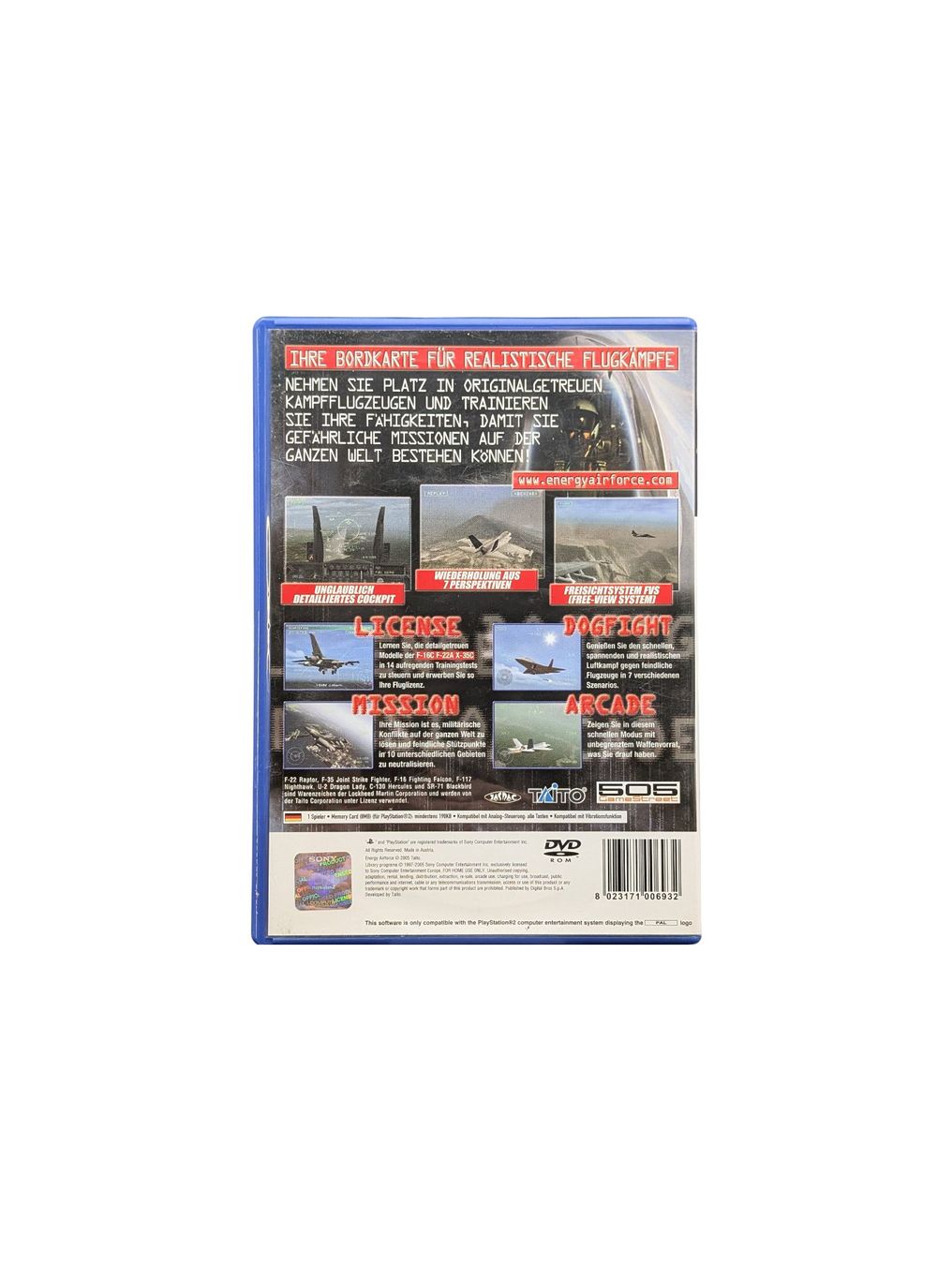 Sony Giochi: Energy Airforce PlayStation 2 (PS2) – Usato da Domat/Ems venduto da IsseldorsShop 1