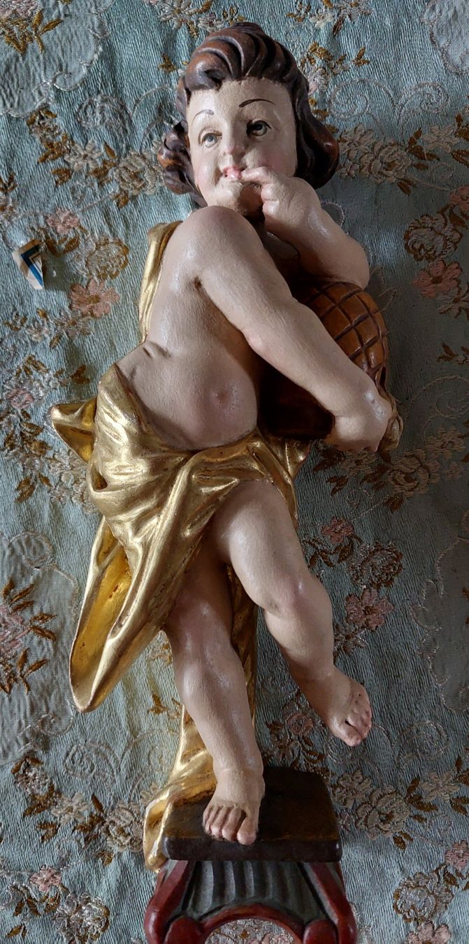 Statuette: Engel mit Wandkonsole – Usato da Siblingen venduto da rantiques 6