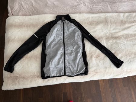 ODLO reflektierende gefütterte Laufjacke - silber/black - L