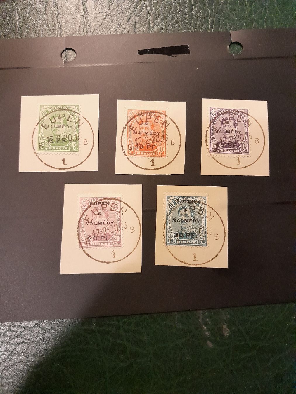 Tutti i francobolli: Collection de 5 timbres Eupen-Malmédy, oblitérés! – Usato da Marly venduto da globetrotter1723