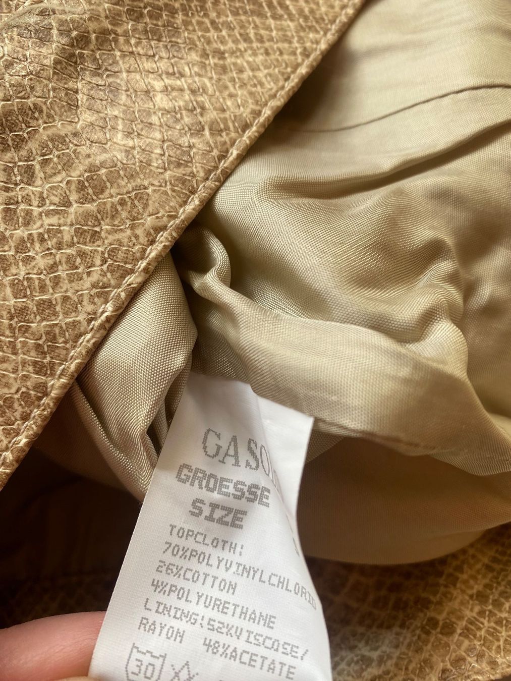 Giacche: Gasolino Jacke beige Gr.S – Usato da Arni AG venduto da Mimo007 4