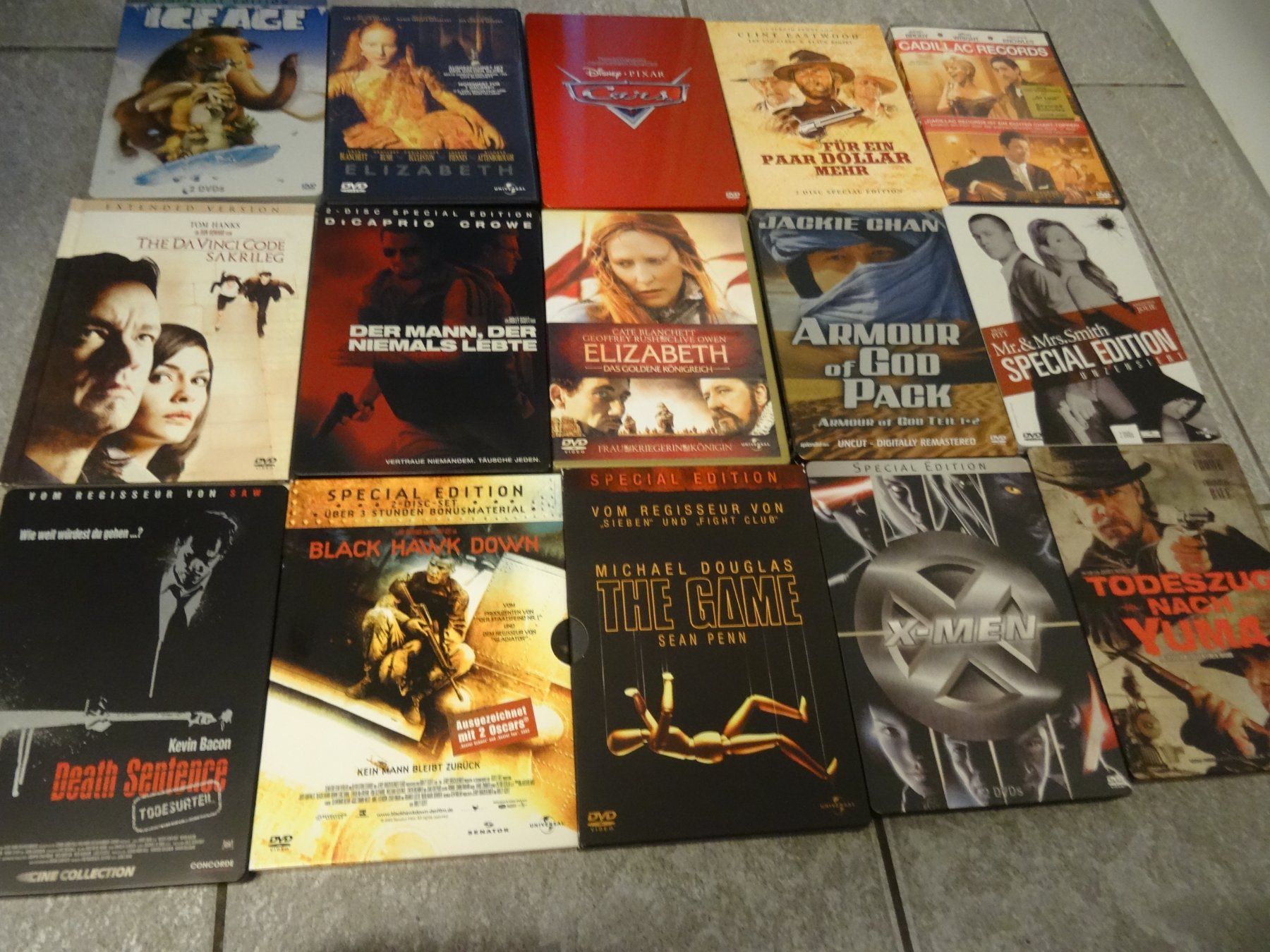 Tous les DVDs: 60 BLU-RAYS in 60 DVD HÜLLEN – D'occasion à Olten par Disc-Verkauf 2