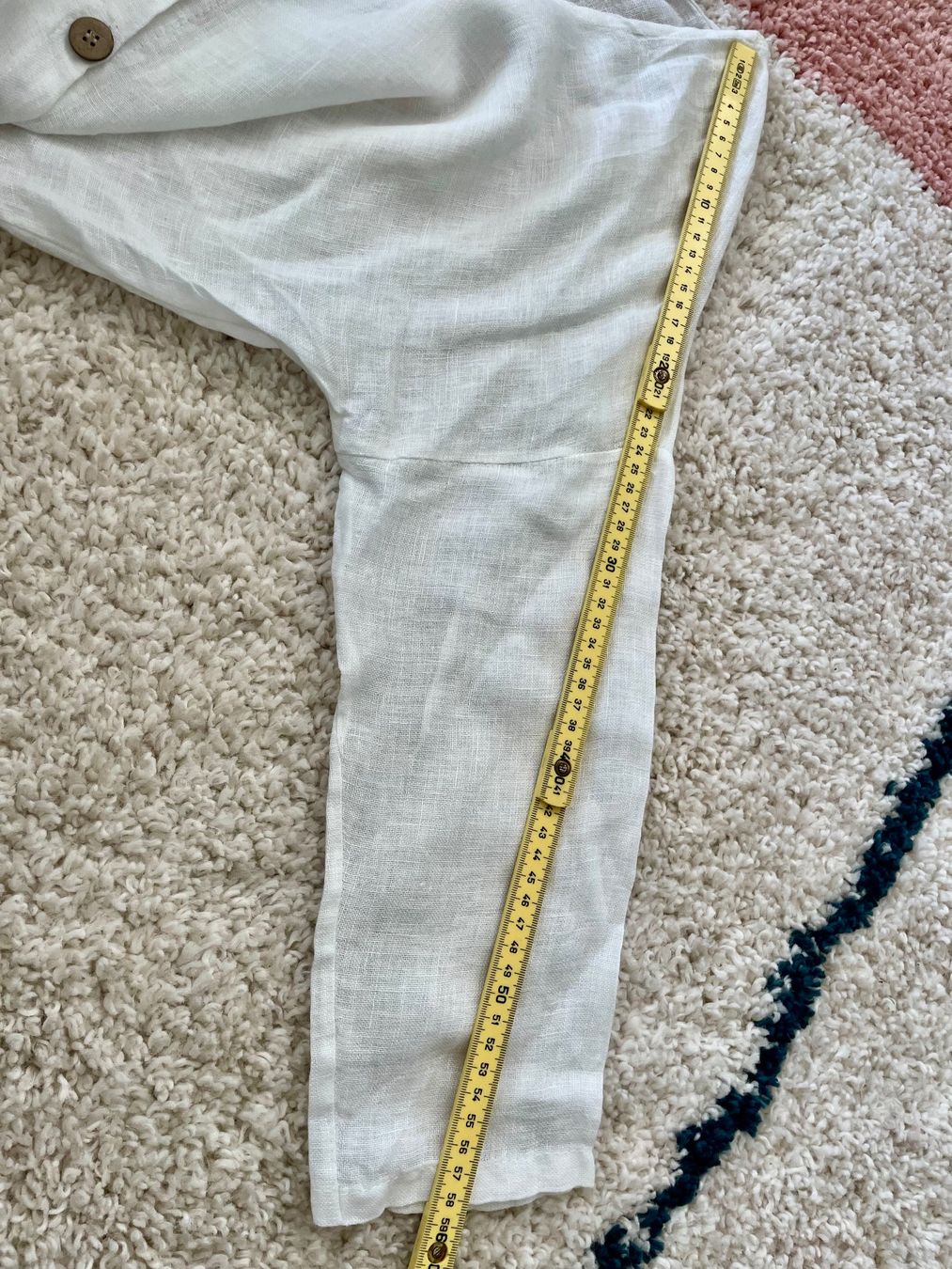 Camicette: White Linen Summer Top - Size Small – Usato da Richterswil venduto da Prangins9 5
