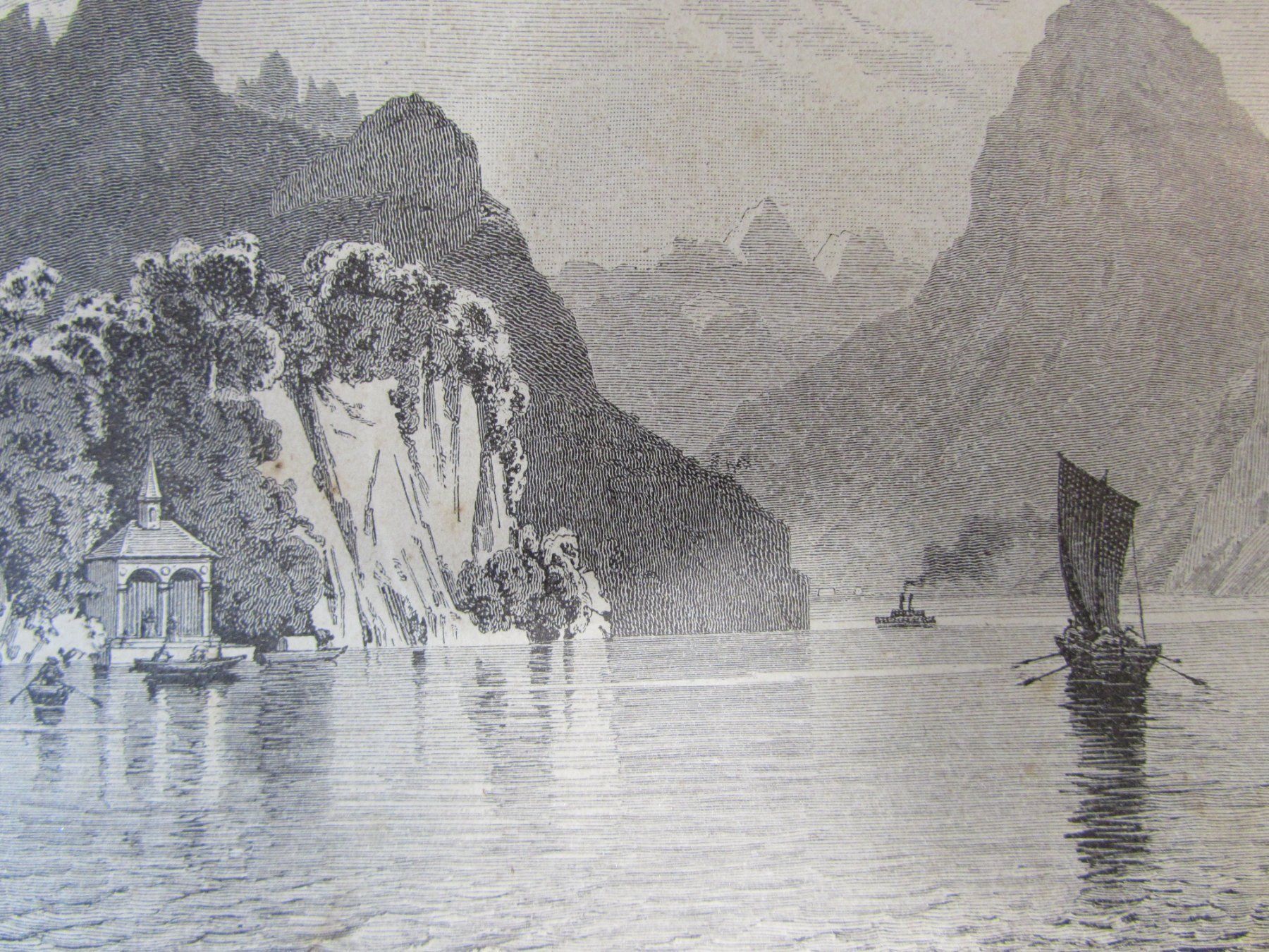 Incisioni: Vierwaldstättersee,19.Jh. – Usato da Walchwil venduto da Shells1 4