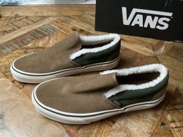 Leder Vans Classic Slip-On ˋgefüttert´ Gr. 38 (NEU)