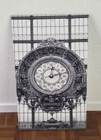 Wandbild Uhr Motiv Retro Stil 
