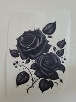 Bügeltransferfolie für Kleidung, Bügelbild, Motiv Rose 