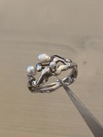 Aussergewöhnliche Damenring Sterlingsilber 