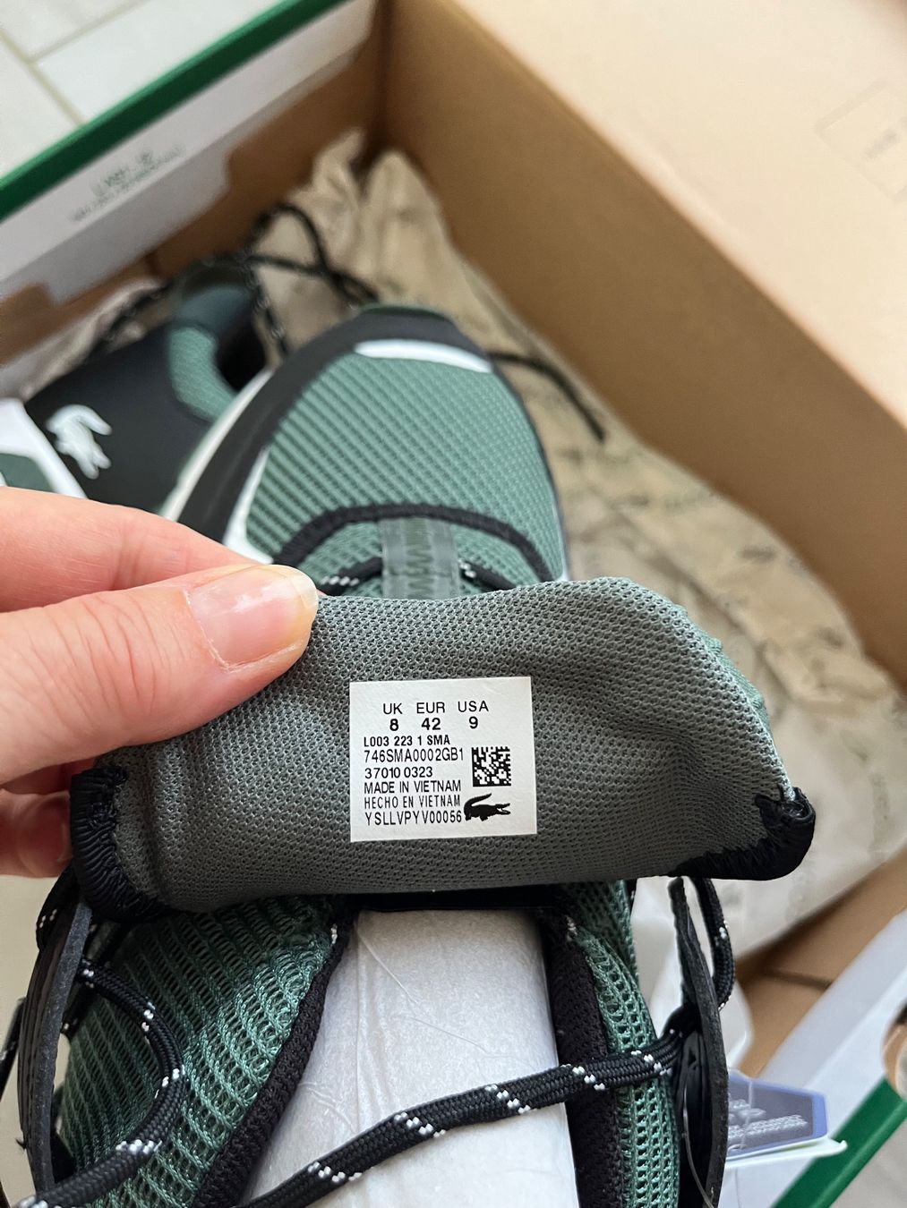 Lacoste Scarpe da uomo: Baskets Lacoste neuves vert taille 42 – Nuovo e nell'imballaggio originale da Aesch BL venduto da bar_t8vg 3