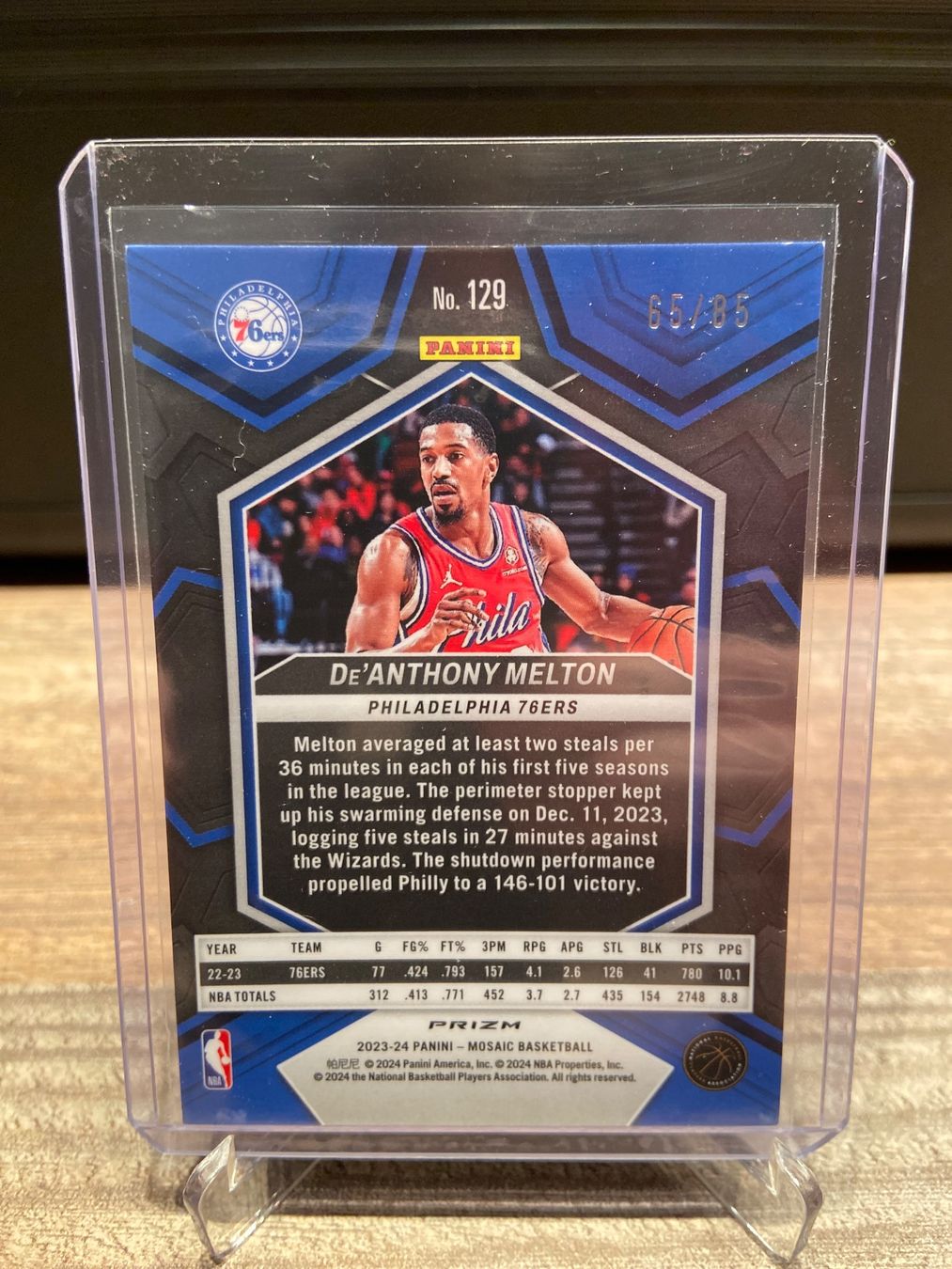 Panini Carte collezionabili: DeAnthony Melton 65/85 Panini Mosaic 23/24 – Usato da Dagmersellen venduto da dav_b656 1