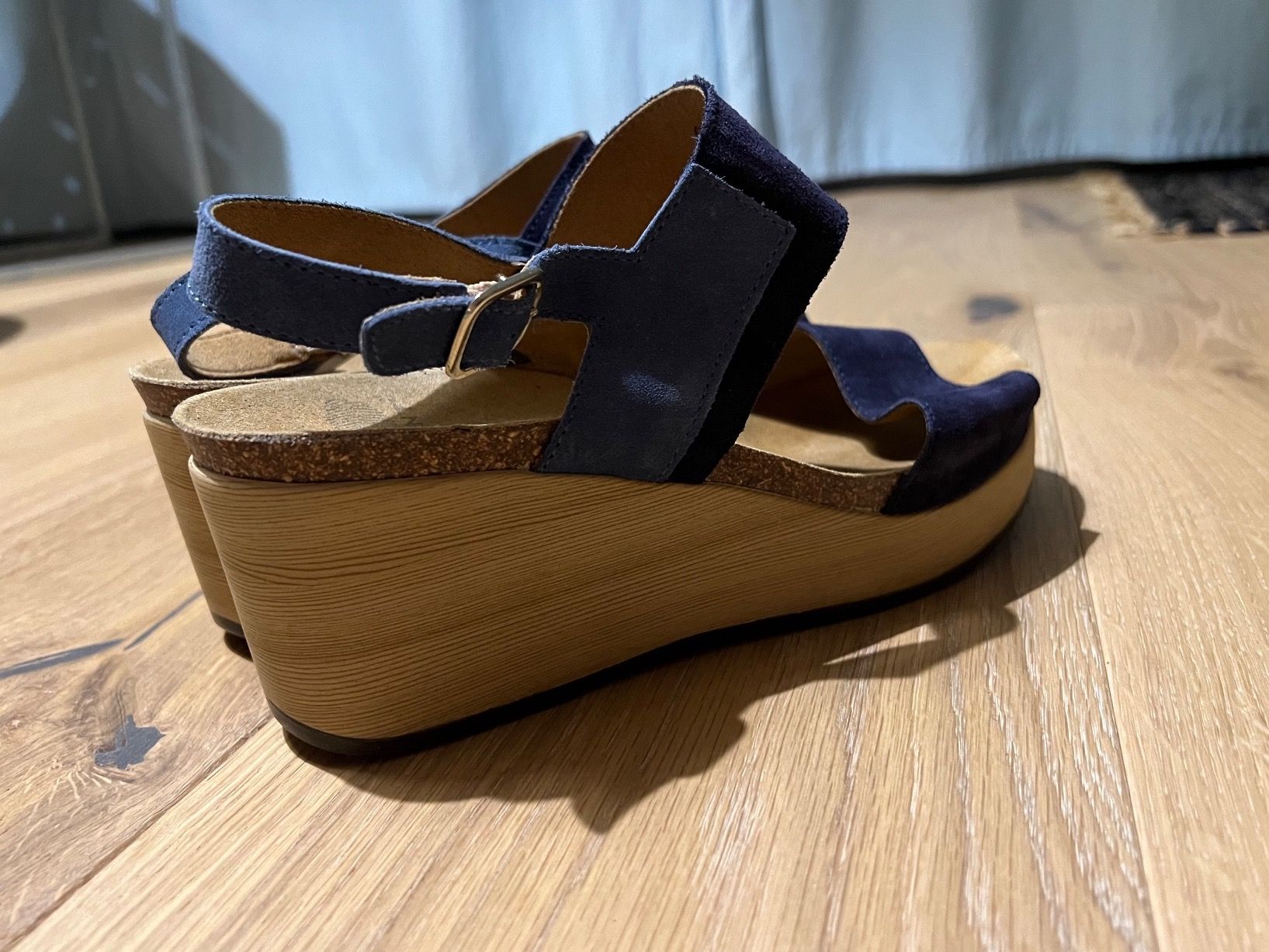 Scholl Scarpe da donna: Bequeme elegante Sandale Bioprint/Scholl – Usato da Mönchaltorf venduto da Mungg02 1