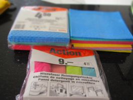 CHIFFONS DE NETTOYAGE  MICROFIBRE EPONGES NEUFS