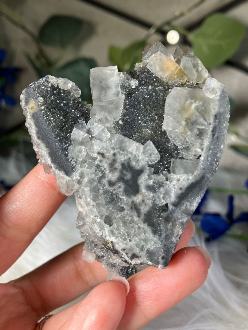 Mineralien & Heilsteine: Grauer Fluorit – Neu (gemäss Beschreibung) aus Neuheim von m.hald 1