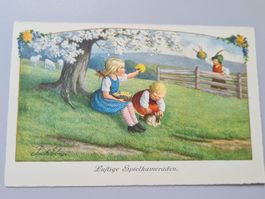 1 Vintage / Antike Postkarte von Pauli Ebner