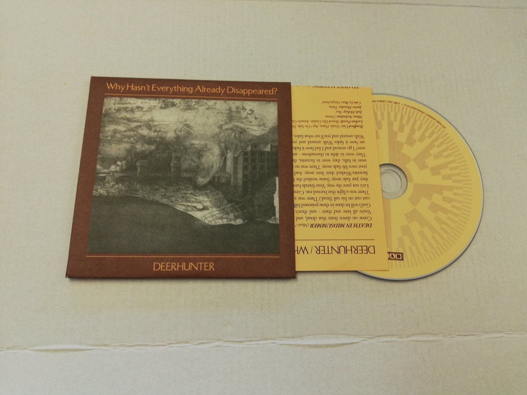 CD: DEERHUNTER - WHY HASN'T EVERYTHING ALREADY DISAPPEARED? – Usato da Bern venduto da Vinylsound.ch 2