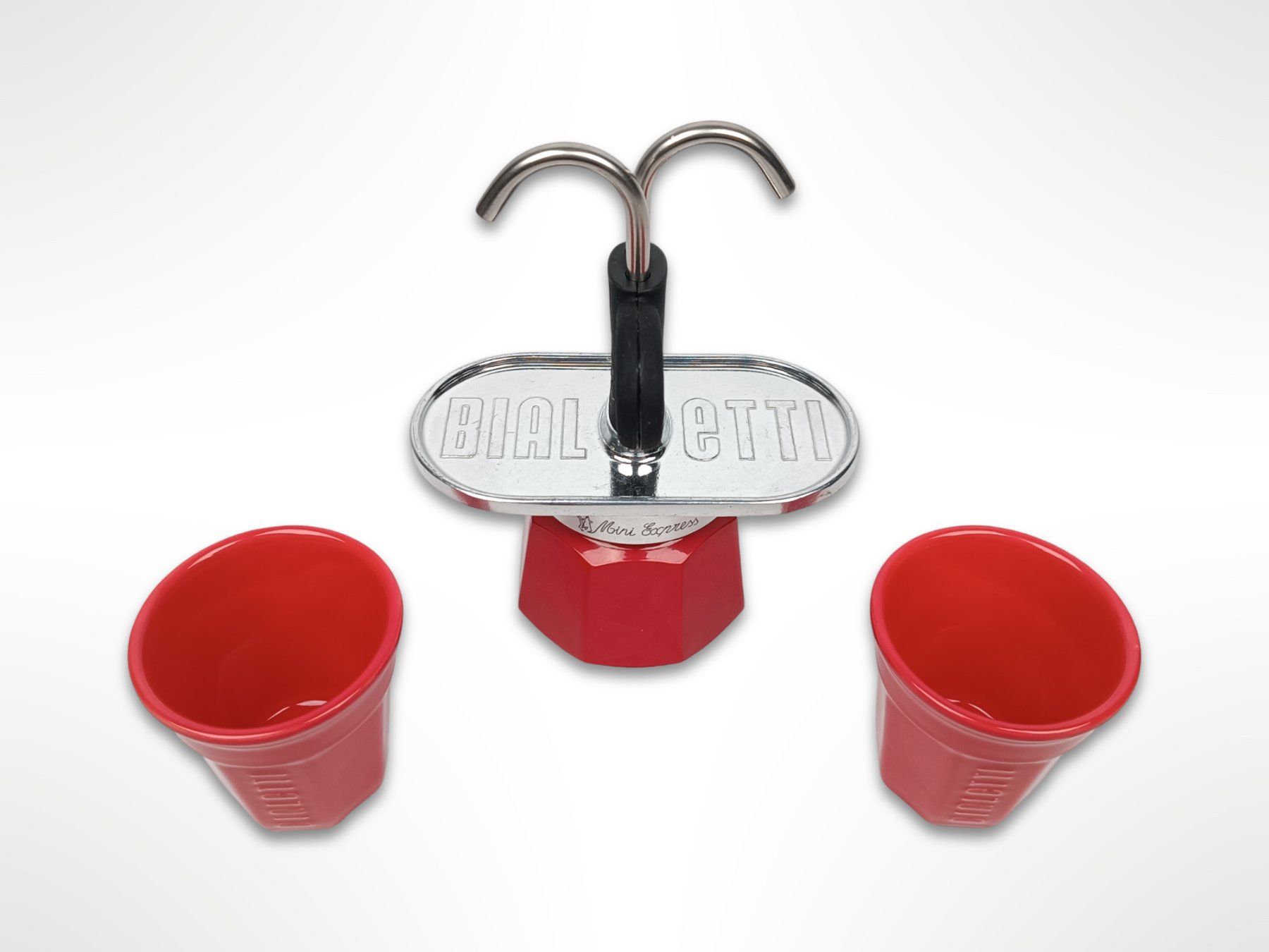 Macchine per caffè & Macchine per espresso: BIALETTI Set Mini Express 2 Tassen rot – Usato da Suhr venduto da Restwert_Suhr 3