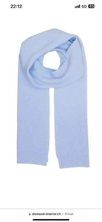 Foulard & Sciarpe: Merino Schal hellblau & Lavendel – Usato da Root venduto da misi04 4