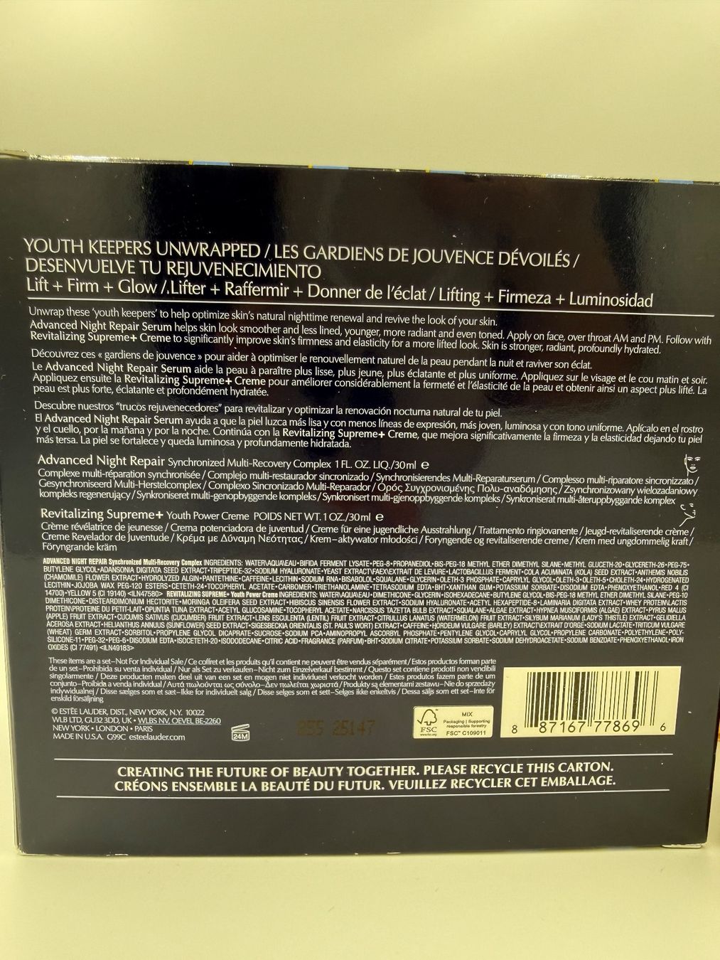 Estée Lauder Cura del viso: Estée Lauder YOUTH KEEPS UNWRAPPED – Nuovo e nell'imballaggio originale da Wiedlisbach venduto da Sistershop 3