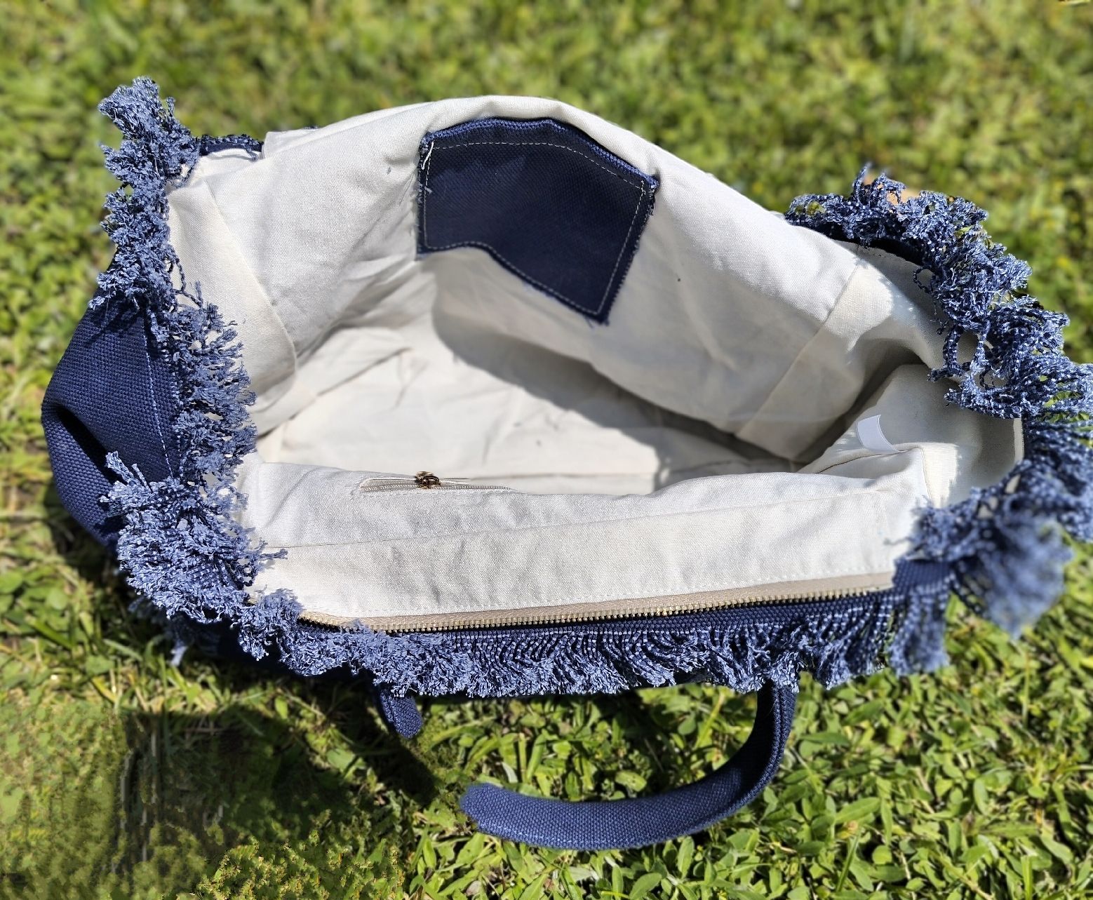 Borse da donna: Damen Strandtasche, Blau – Nuovo (secondo la descrizione) da STEFFISBURG venduto da Sumerstorm 1