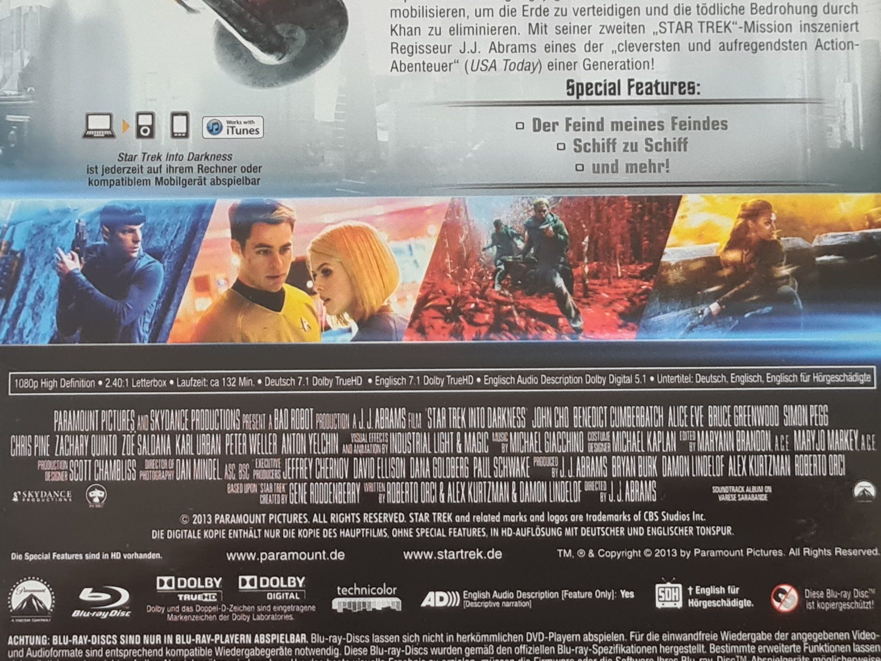 Alle DVDs: Star Trek Into Darkness - Blu-ray – Gebraucht aus Carouge GE von Franllo 2