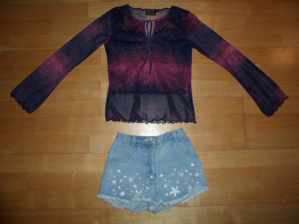 Pantaloni: Jeans Shorts + Longshirt Gr. 134 – Nuovo (secondo la descrizione) da Zeneggen venduto da shemesh_