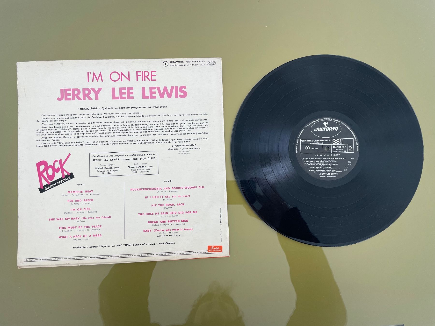 Schallplatten: Jerry Lee Lewis LP - I'm on fire – Gebraucht aus Sutz von fx05 1