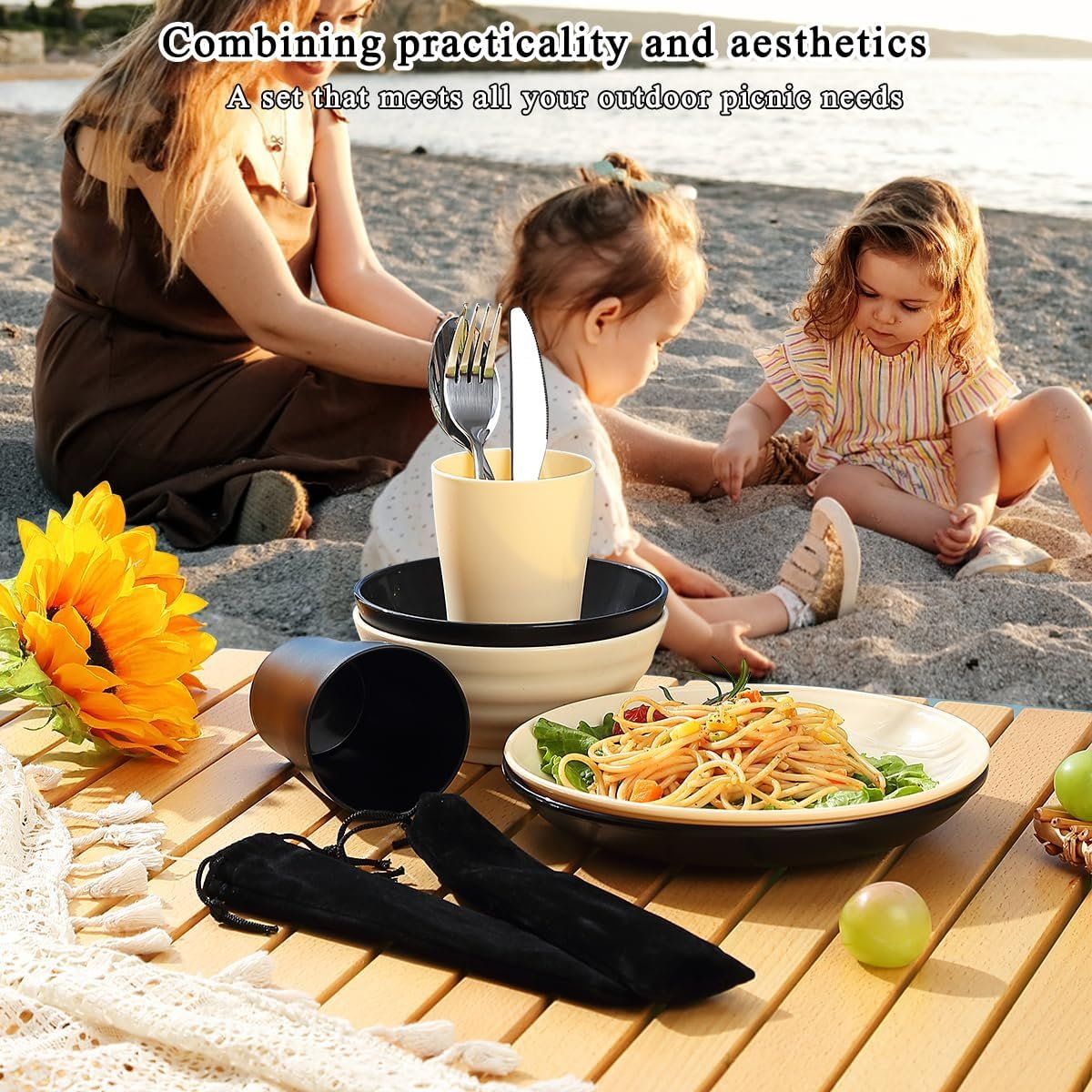 Set di posate: Edelstahl Besteckset Schwarz 20-teilig – Nuovo e nell'imballaggio originale da St. Gallen venduto da sch_zsz7 3