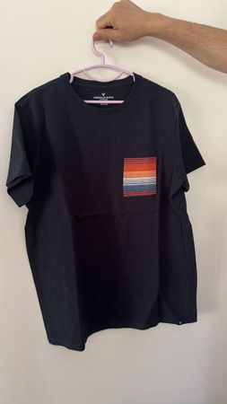 American Eagle T-Shirt XL Navy