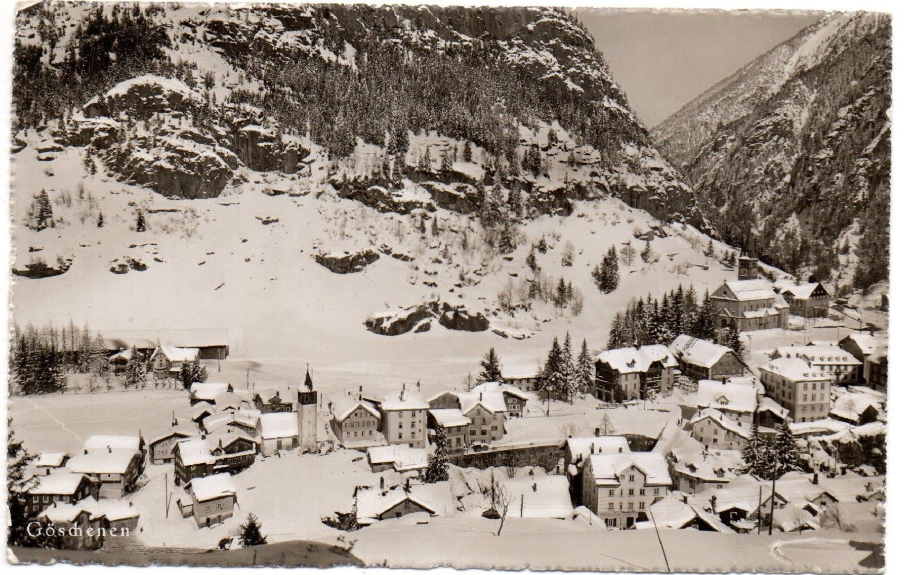 Cartes postales: GÖSCHENEN im Winter – D'occasion à Jona par philajona